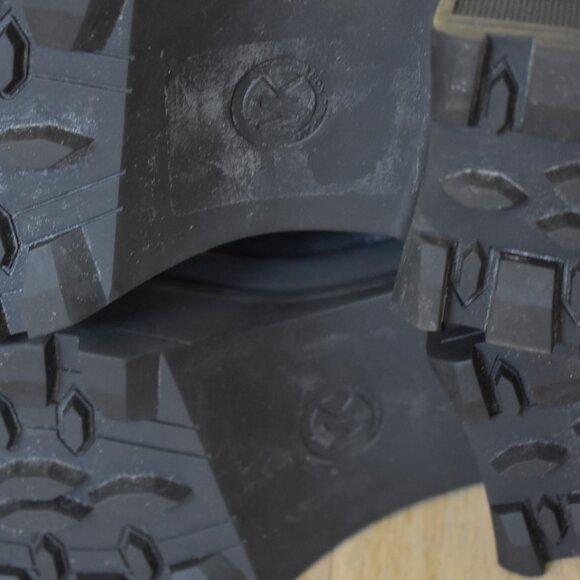 Michael Kors Women Channing Waterproof Black Rain Platform Lug Sole Boots - Picture 9 of 11